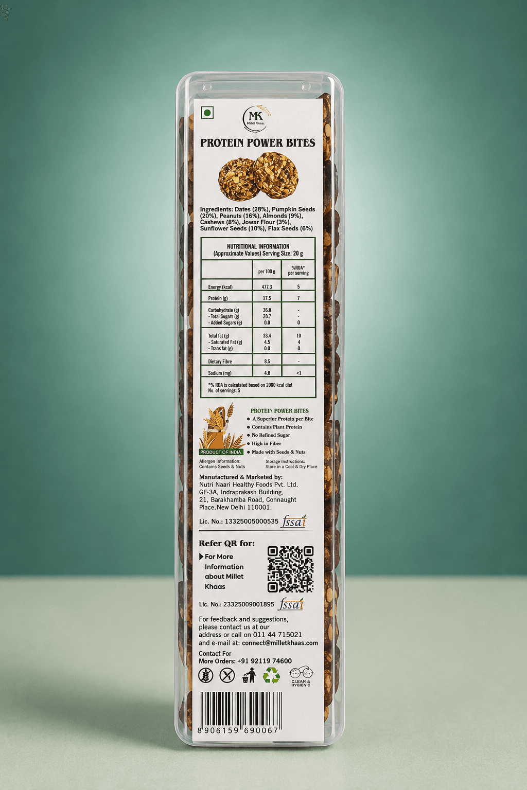 Protein Power Bites, pack-back