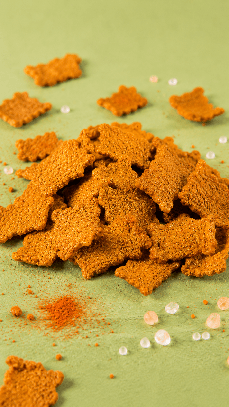 Jowar Crispies, macro