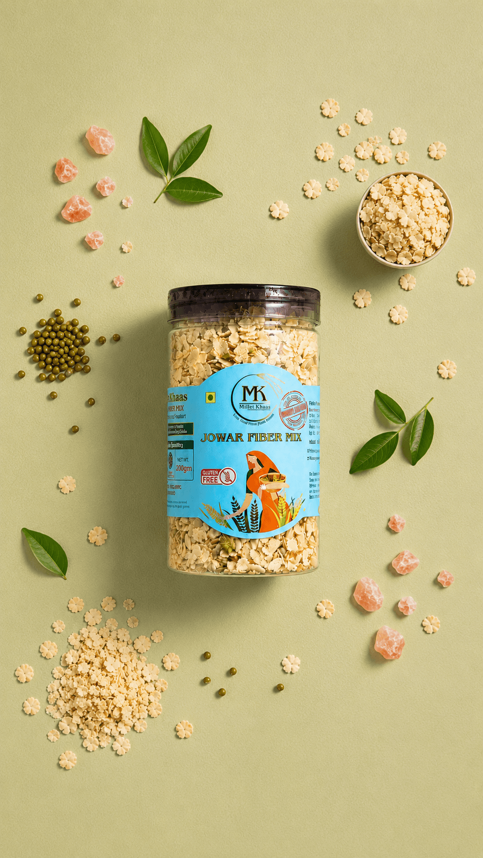Jowar Fiber Mix, macro