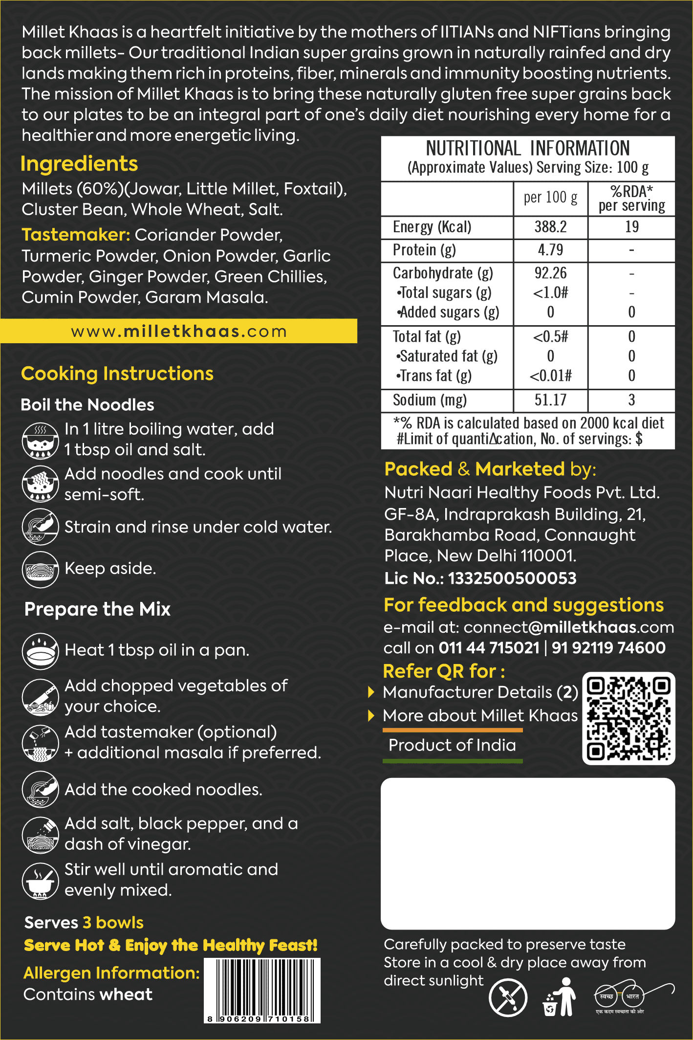 Millet Feast Noodles, product-out