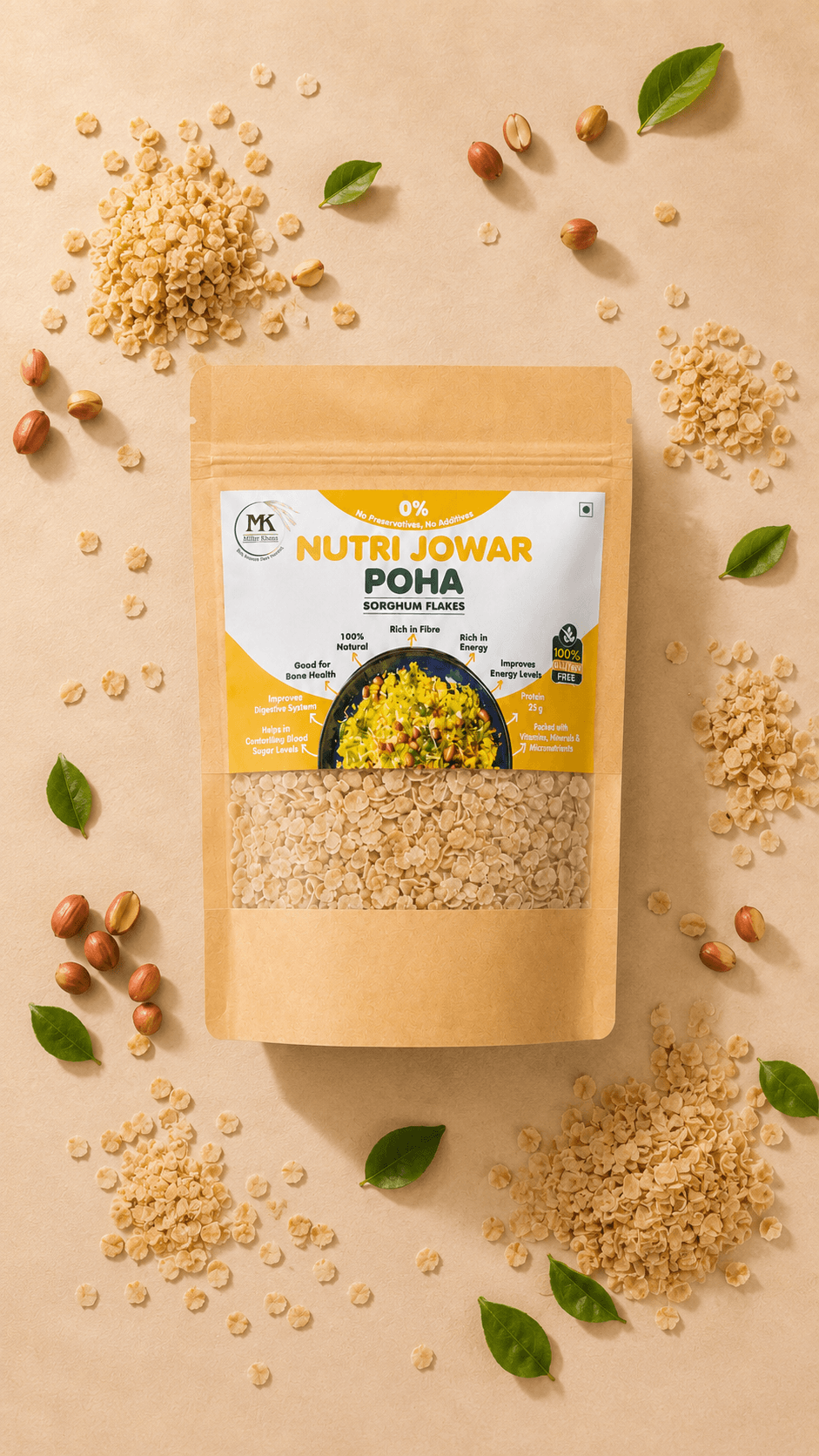 Nutri Jowar Poha, flatlay