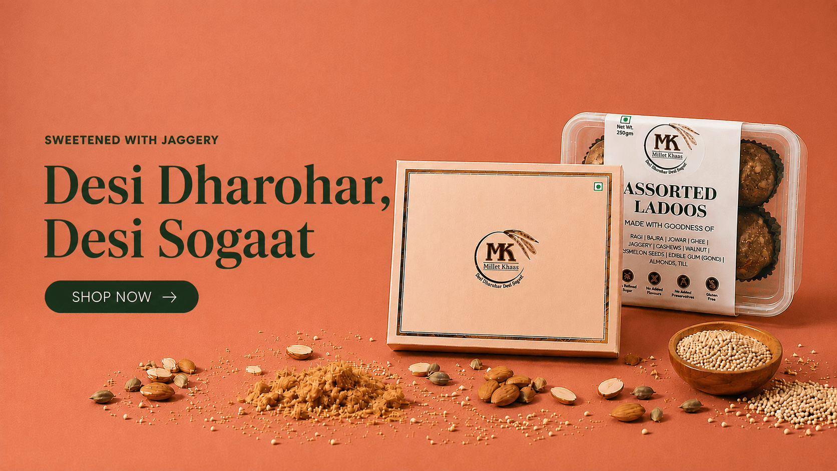 Ragi Ladoo - Maa Ke Haath Ka Swaad